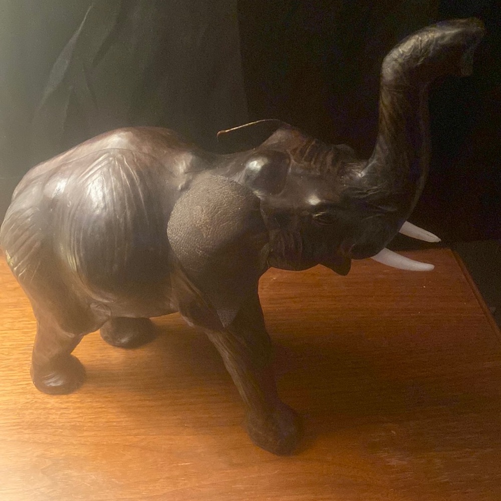 Leather Brown Elephant